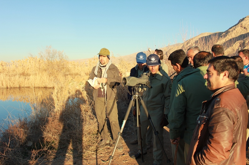 برگزاری دوره آموزشی برای محیط بانان استان فارس جهت آشنایی بیشتر با پرندگان، خزندگان، دوزیستان و پستانداران